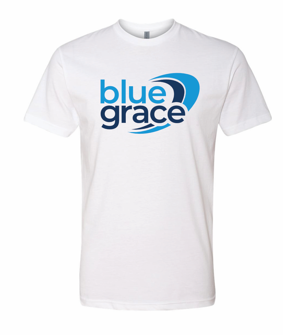 BG Stacked Logo White Tee